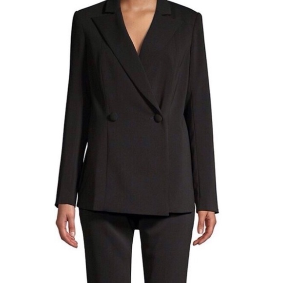 Jay Godfrey Conway Cropped Tuxedo One Piece Jumpsuit - Picture 4 of 11